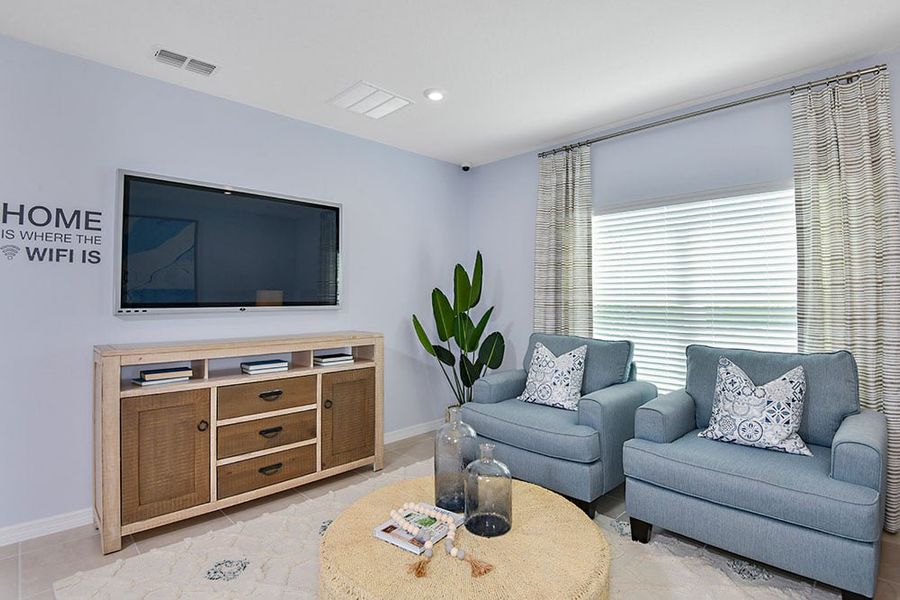 Representative furnished interior of a home built from the Cypress by Taylor Morrison in Brookland Park, Auburndale (Image 21).