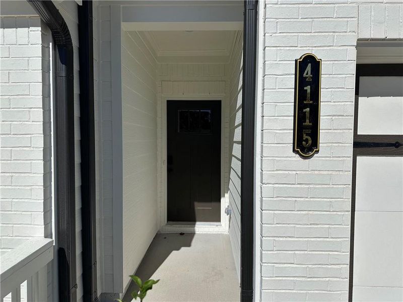 Exterior details and patio area of a home in Millstone at Mundy Mill, Gainesville (Image 18). Exterior details and patio area of a home in Millstone at Mundy Mill, Gainesville (Image 18).