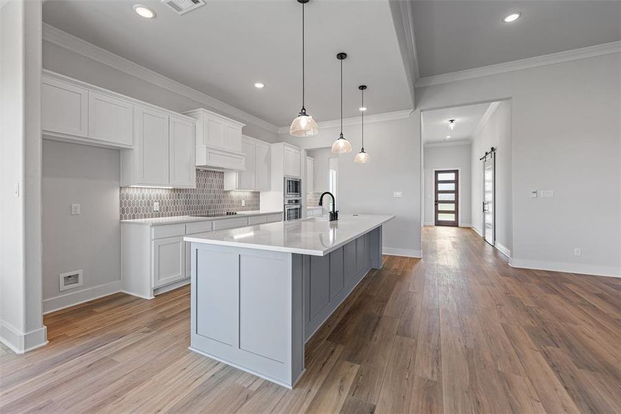 Furnished interior view inside a new home in Rocky Top, Krum (Image 9). Furnished interior view inside a new home in Rocky Top, Krum (Image 9).