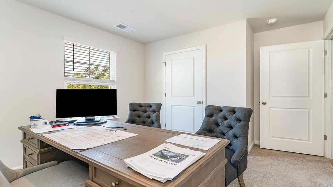 Furnished interior view inside a new home in Center Pointe, Santee (Image 11). Furnished interior view inside a new home in Center Pointe, Santee (Image 11).