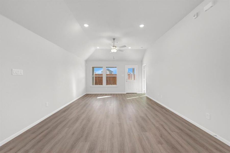 Spacious, unfurnished interior of a new home in Meadow Park, Denton (Image 19). Spacious, unfurnished interior of a new home in Meadow Park, Denton (Image 19).