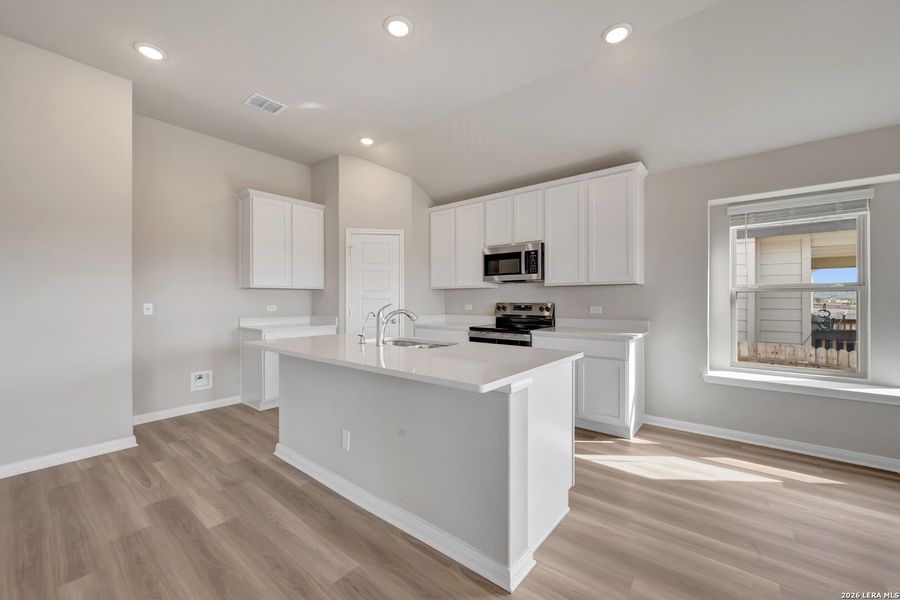 Furnished interior view inside a new home in Greenspoint Heights, Seguin (Image 17).
