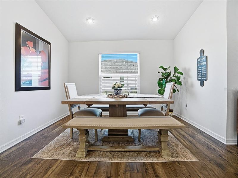 Furnished interior view inside a new home in , The Villages (Image 9).