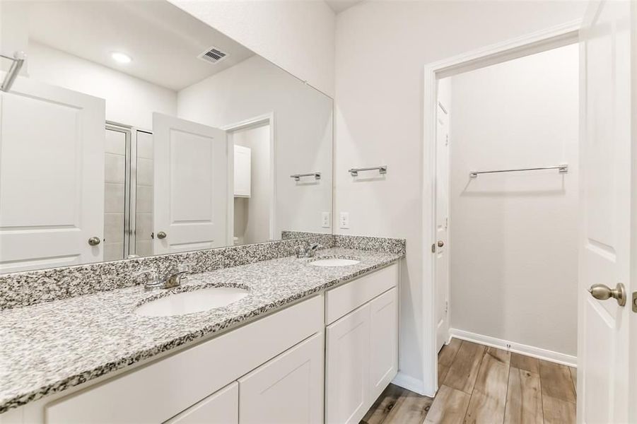 Furnished interior view inside a new home in Caney Creek Place, Conroe (Image 45).