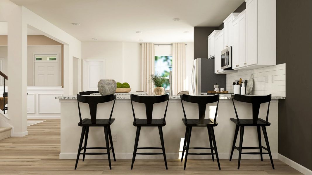 Representative furnished interior of a home built from the Cypress by Lennar in Elizabeth: Arbor, Fort Mill (Image 10).