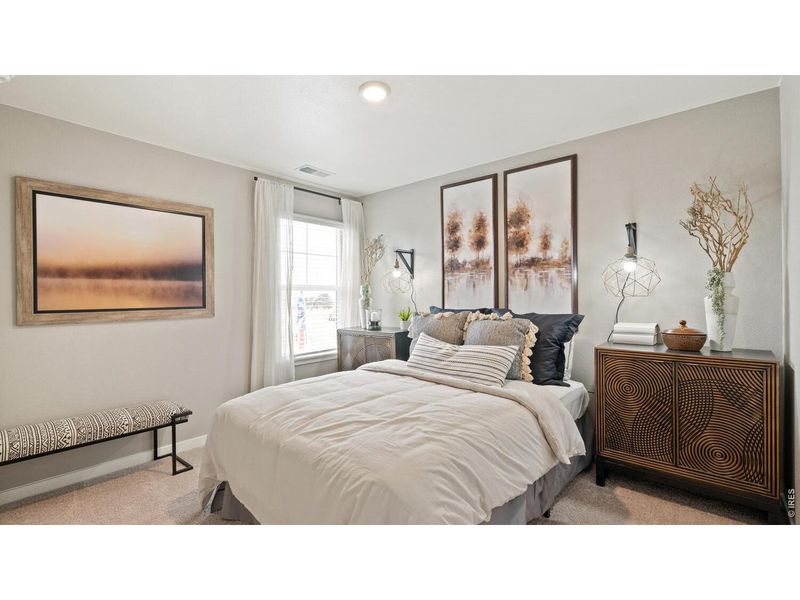 Furnished interior view inside a new home in Vantage, Berthoud (Image 22). Furnished interior view inside a new home in Vantage, Berthoud (Image 22).