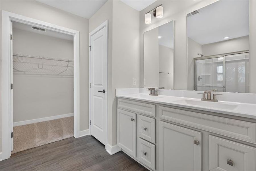 Furnished interior view inside a new home in Beacon Point at New Hampstead, Savannah (Image 13). Furnished interior view inside a new home in Beacon Point at New Hampstead, Savannah (Image 13).