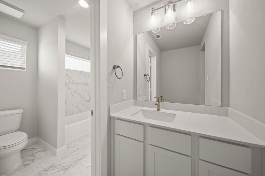 Furnished interior view inside a new home in Morton Creek Ranch, Katy (Image 5).