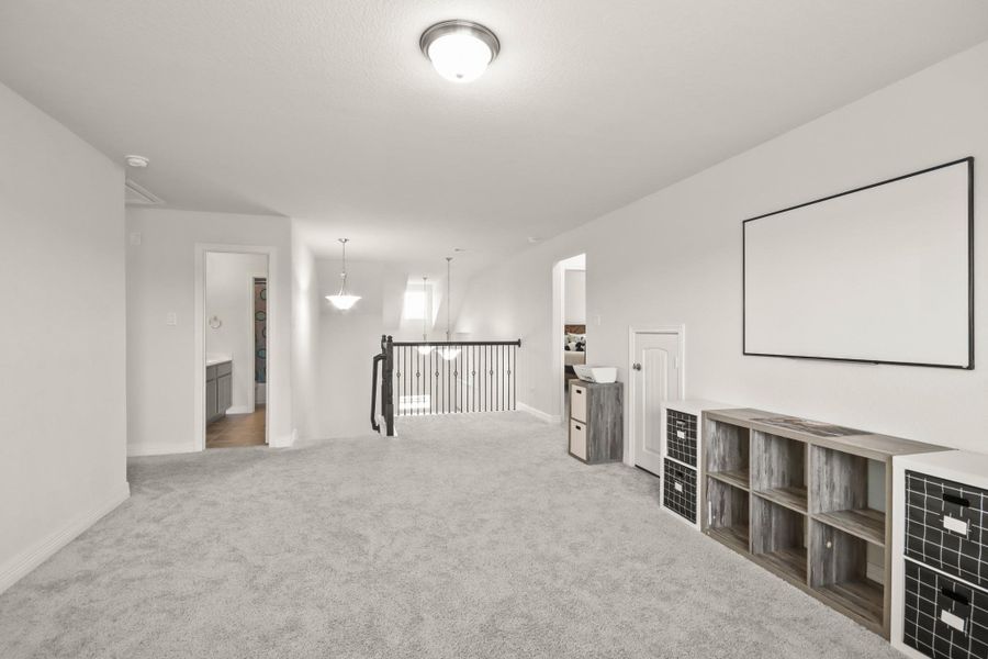 Second angle facing the stairs