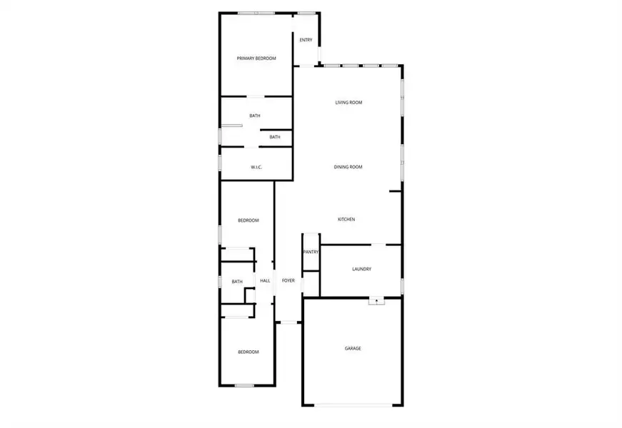 2D floor plan layout of this home in , Lavon, TX (Image 3).