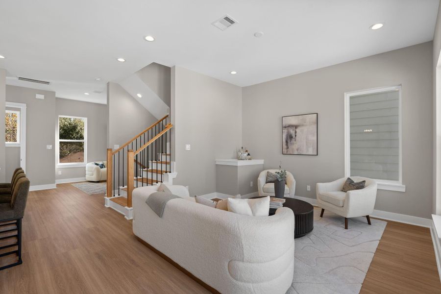 Furnished interior view inside a new home in , Houston (Image 8). Furnished interior view inside a new home in , Houston (Image 8).