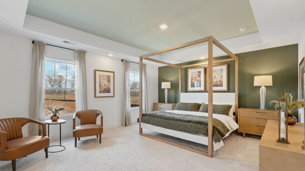 Primary Suite of The Drayton Design by DRB Homes