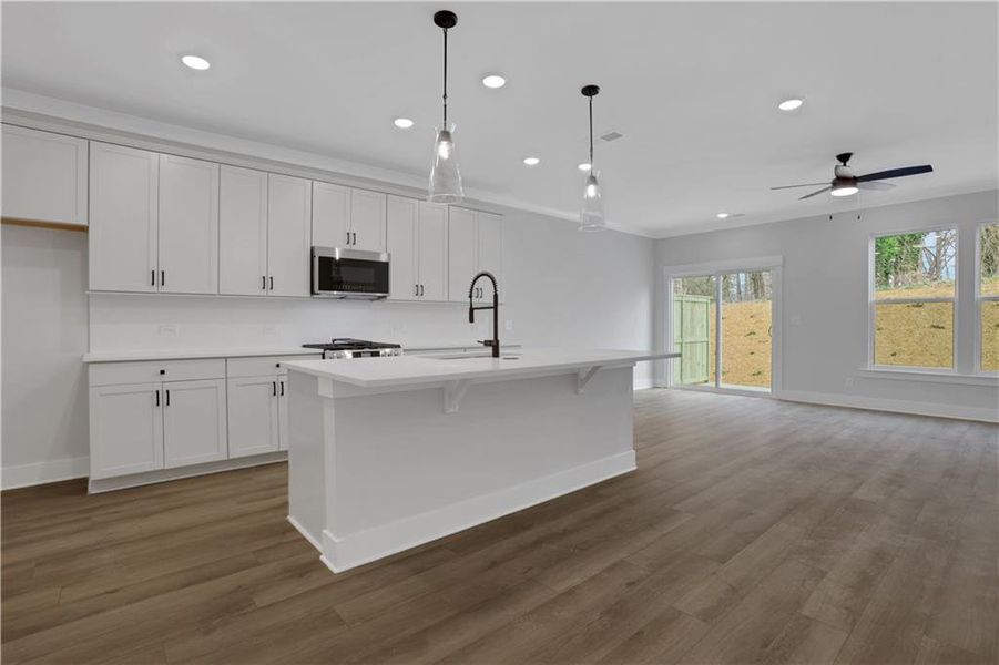 Furnished interior view inside a new home in Villas at Dawsonville Townhomes, Dawsonville (Image 5).