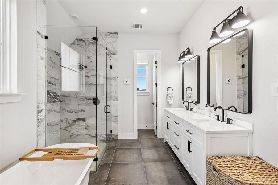 Furnished interior view inside a new home in , Leonard (Image 9).