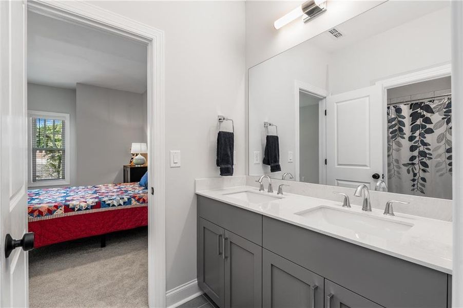 Furnished interior view inside a new home in , Johns Creek (Image 36). Furnished interior view inside a new home in , Johns Creek (Image 36).