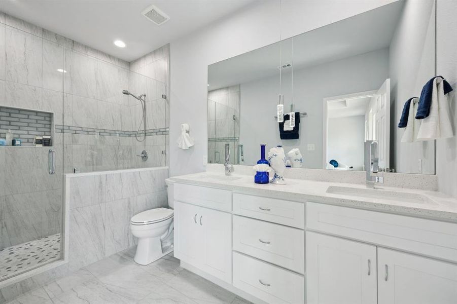 Furnished interior view inside a new home in , Ennis (Image 8).