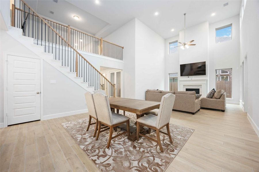 Furnished interior view inside a new home in Marvida 55' - Gated, Cypress (Image 28).