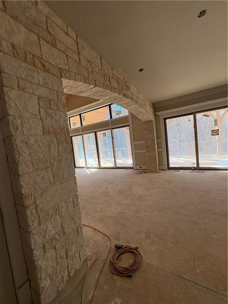 In-progress construction of a new home in , Gainesville, GA (Image 50).