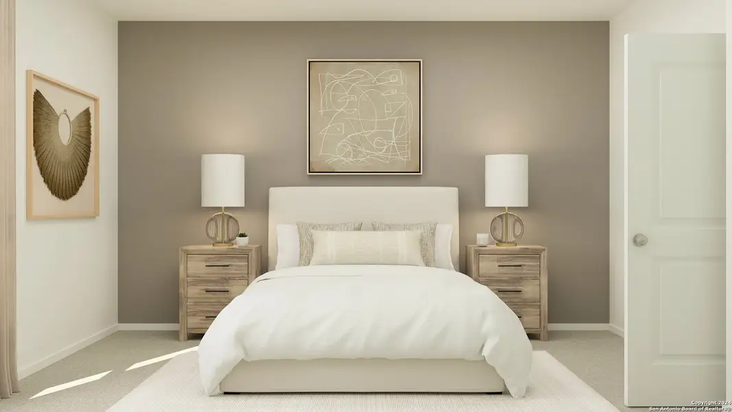 Furnished interior view inside a new home in Grace Valley, Cibolo (Image 13). Furnished interior view inside a new home in Grace Valley, Cibolo (Image 13).