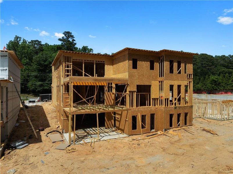 In-progress construction of a new home in , Atlanta, GA (Image 10).