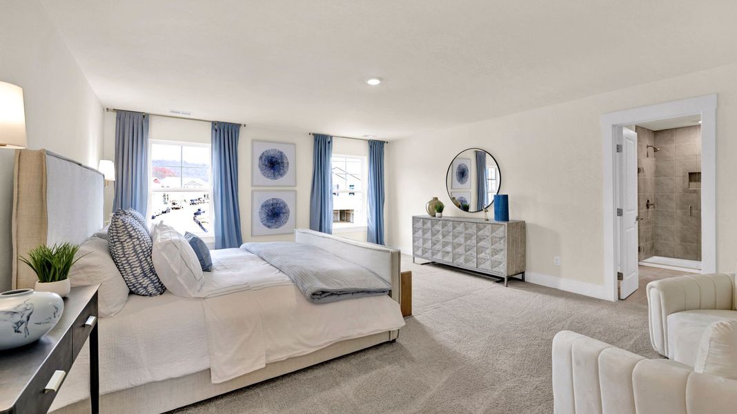 Furnished interior view inside a new home in Harbor Crest, Ooltewah (Image 33).
