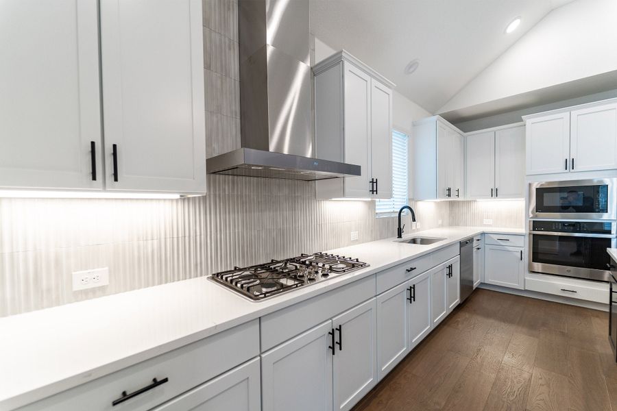 Furnished interior view inside a new home in Lariat, Liberty Hill (Image 7).