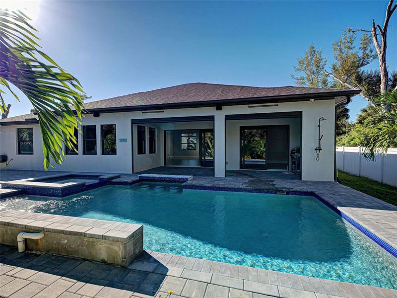 Exterior details and patio area of a home in , North Port (Image 3).