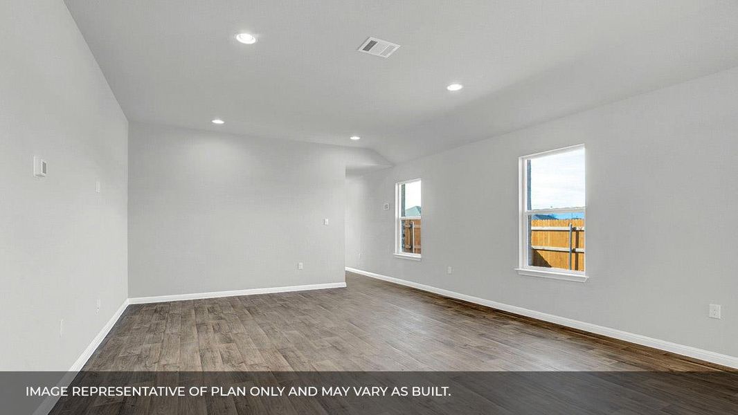 Spacious, unfurnished interior of a new home in Southgrove, Kyle (Image 17).