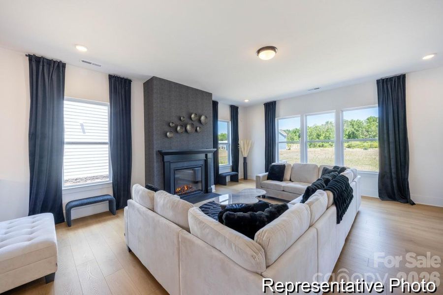 Furnished interior view inside a new home in Kensington, China Grove (Image 3). Furnished interior view inside a new home in Kensington, China Grove (Image 3).