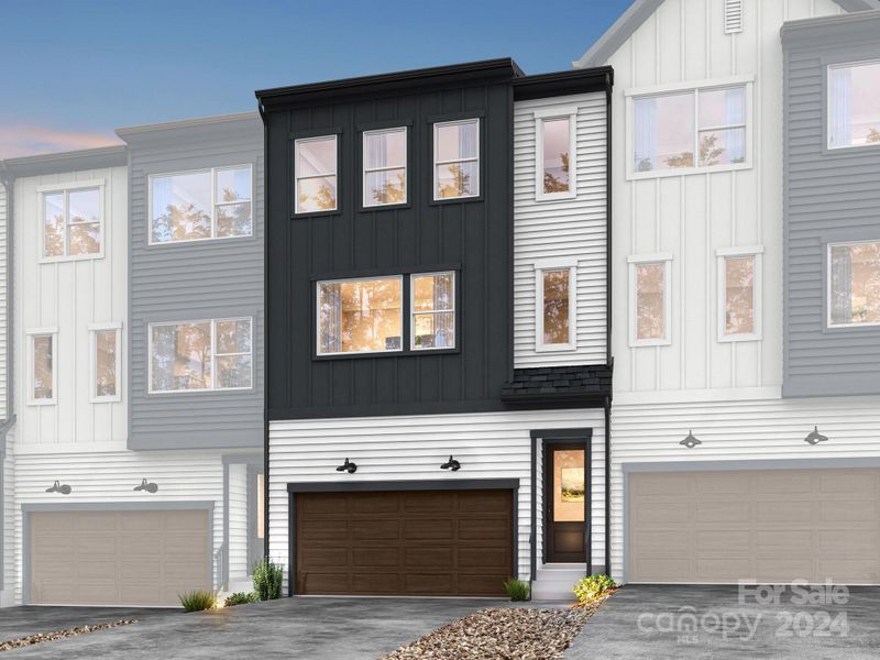 The Sparrow Rendering | Archer Row *actual finishes, color scheme, orientation vary on this home. Furniture not included