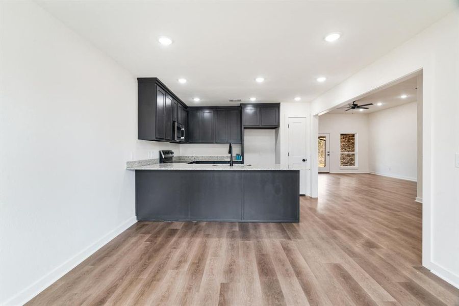 Furnished interior view inside a new home in , Paris (Image 12).