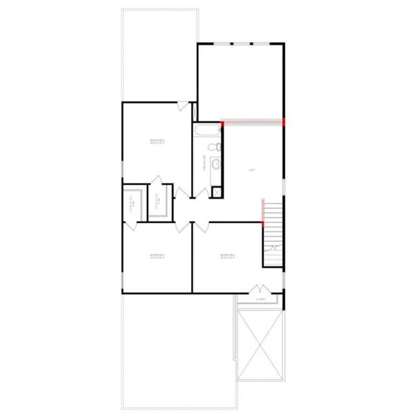 2D floor plan layout of this home in Devonshire 40s, Forney, TX (Image 4). 2D floor plan layout of this home in Devonshire 40s, Forney, TX (Image 4).