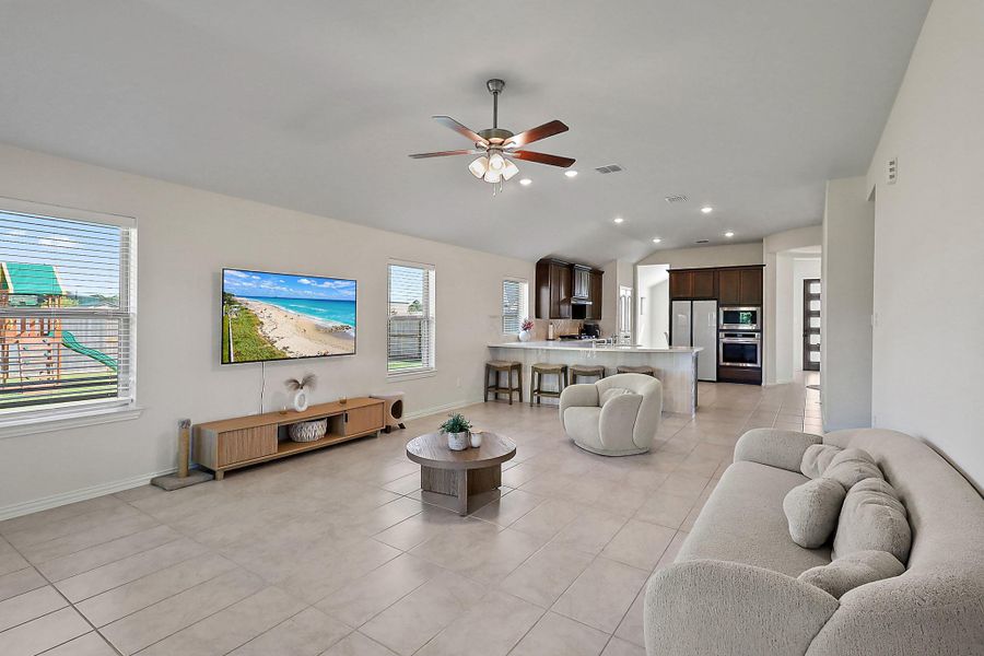 Furnished interior view inside a new home in , Baytown (Image 17). Furnished interior view inside a new home in , Baytown (Image 17).