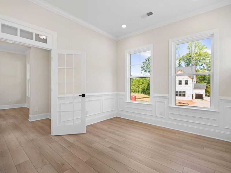 Spacious, unfurnished interior of a new home in Rockport, Wake Forest (Image 22).