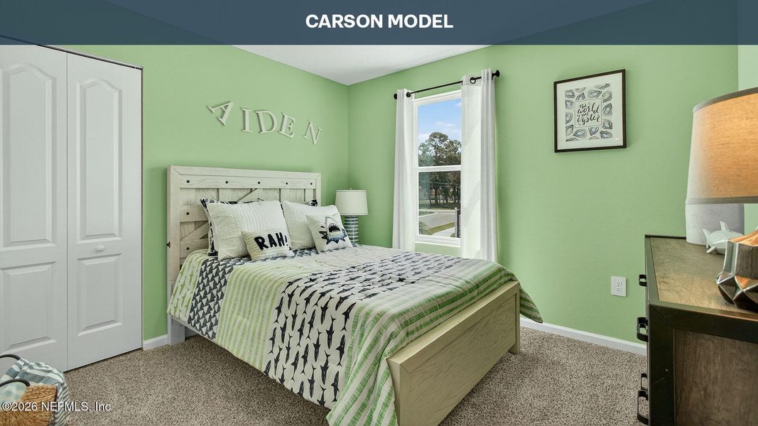 Furnished interior view inside a new home in Trout River, Jacksonville (Image 7).