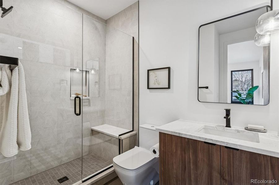 Furnished interior view inside a new home in , Denver (Image 38).