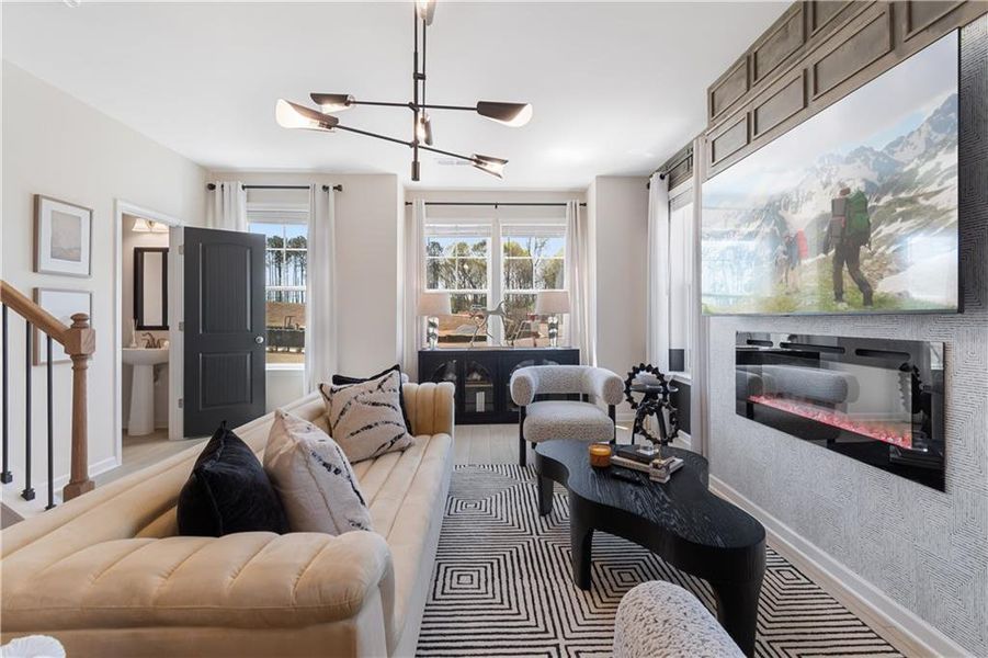 Furnished interior view inside a new home in Daybreak, Newnan (Image 11).