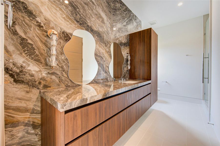 Furnished interior view inside a new home in , Houston (Image 26).