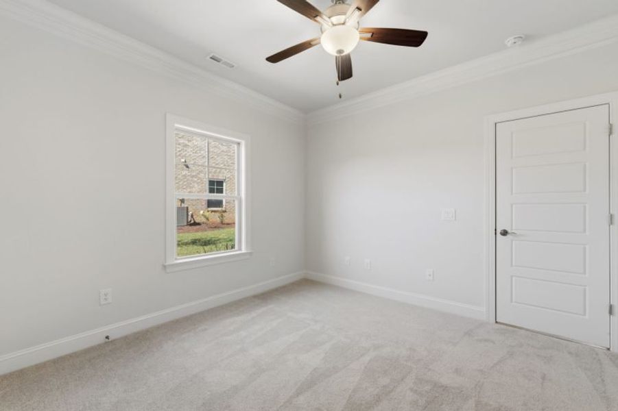 Representative unfurnished interior of a home built from the Cosmopolitan by Keystone Homes NC in Weybridge, Burlington (Image 92). Representative unfurnished interior of a home built from the Cosmopolitan by Keystone Homes NC in Weybridge, Burlington (Image 92).