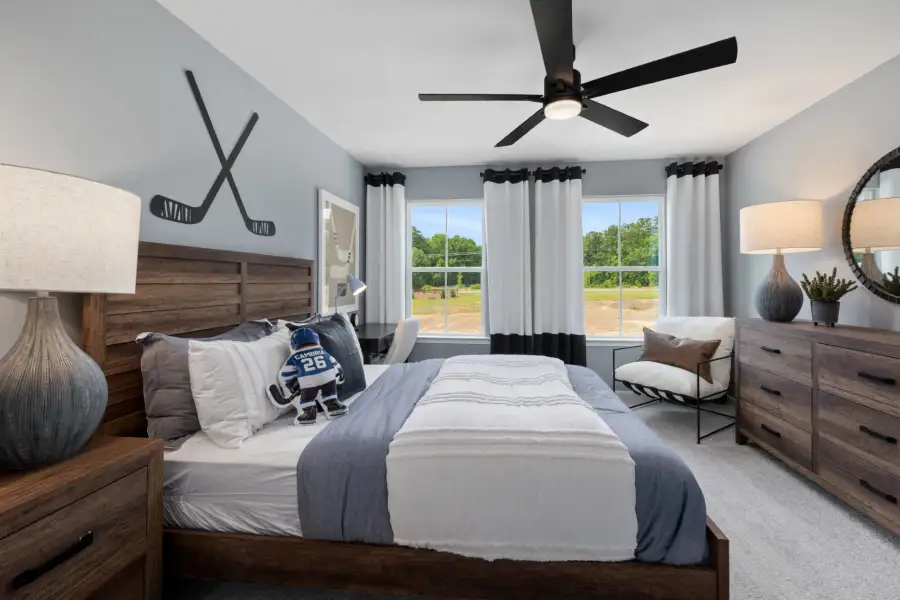 Furnished interior view inside a new home in Cambria, Garner (Image 16).