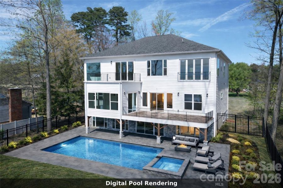 Digital Pool Rendering Concept