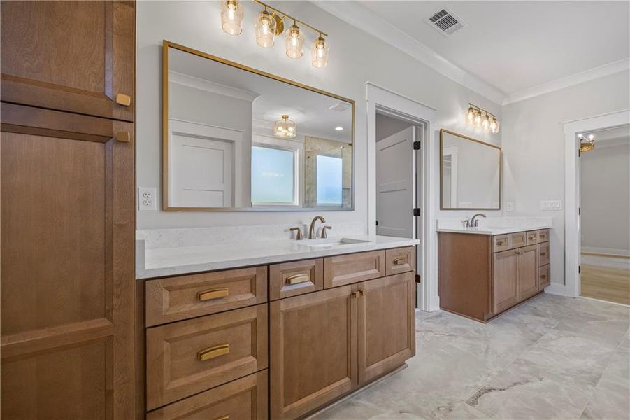 Furnished interior view inside a new home in , Covington (Image 42).