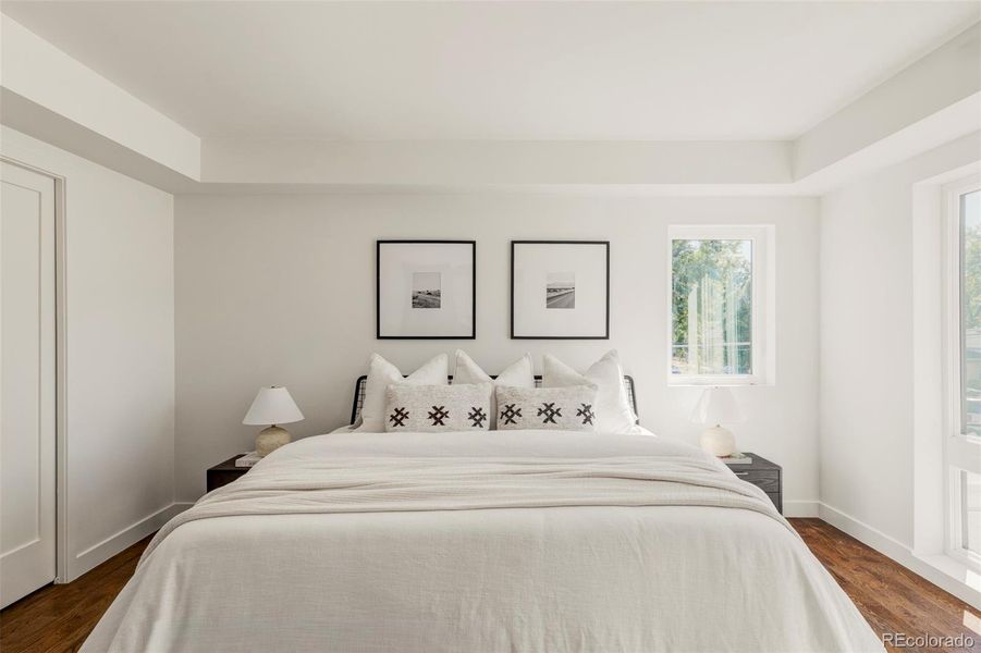 Furnished interior view inside a new home in , Denver (Image 8). Furnished interior view inside a new home in , Denver (Image 8).