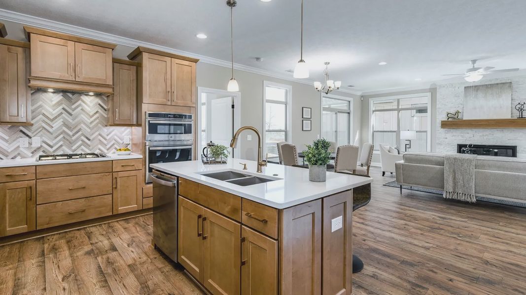 Representative furnished interior of a home built from the Capri by Epcon Communities in The Courtyards at Oak Grove, Durham (Image 18).