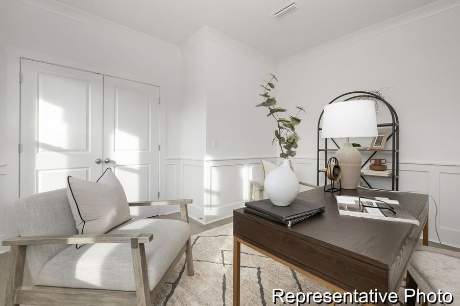 Furnished interior view inside a new home in Stonebridge Fairways, Monroe (Image 8).