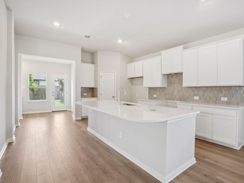 Furnished interior view inside a new home in Scenic Crest - Premier Series, Boerne (Image 9).