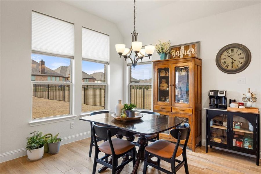 Furnished interior view inside a new home in Abe's Landing, Granbury (Image 8). Furnished interior view inside a new home in Abe's Landing, Granbury (Image 8).