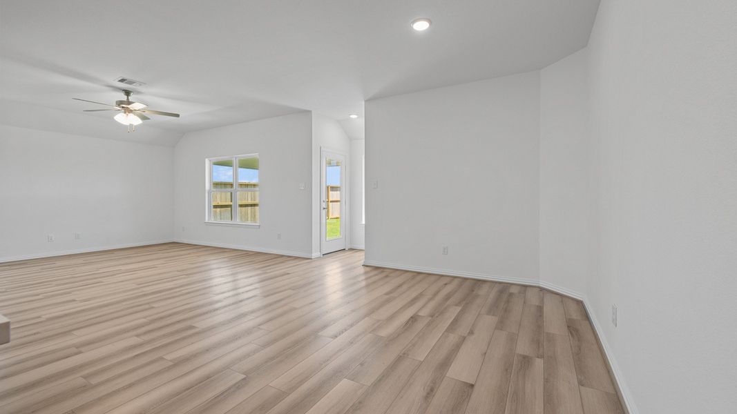 Furnished interior view inside a new home in Oakwood Estates, Waller (Image 24).