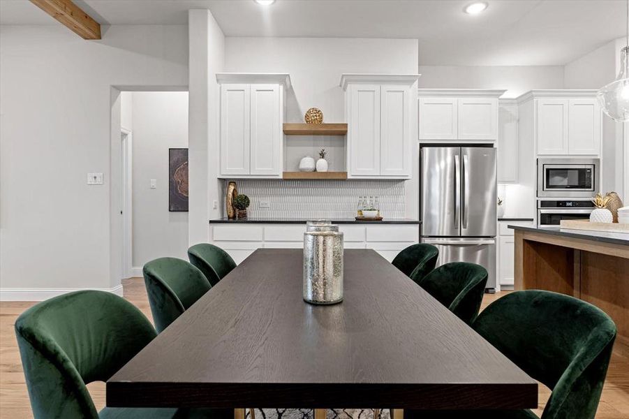 Furnished interior view inside a new home in University Park at Northpointe, Denton (Image 15).