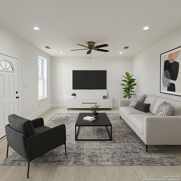 Furnished interior view inside a new home in , Spring Branch (Image 8).